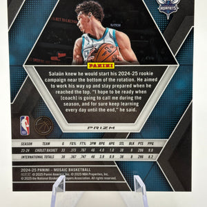 2024-25 Panini Mosaic Basketball - Tidjane Salaun #241 /10 Yellow Blue Scope FRENLY BRICKS - Open 7 Days