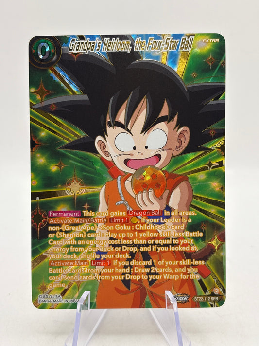 Dragon Ball Super Masters - Grandpa’s Heirloom, the Four-Star Ball BT22-112 SPR - photo 1