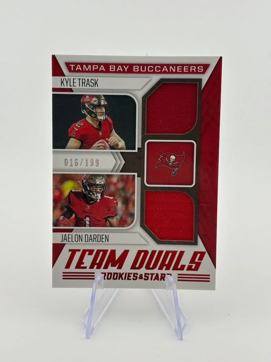 2021 Rookies & Stars Team Duals Kyle Trask Javelin Garden /199 Rookie Patch FRENLY BRICKS - Open 7 Days