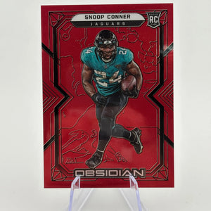 2022 OBSIDIAN RED FLOOD ROOKIE /29 SNOOP CONNER JAGUARS FRENLY BRICKS - Open 7 Days