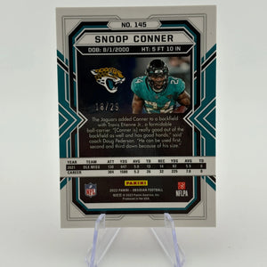 2022 OBSIDIAN RED FLOOD ROOKIE /29 SNOOP CONNER JAGUARS FRENLY BRICKS - Open 7 Days