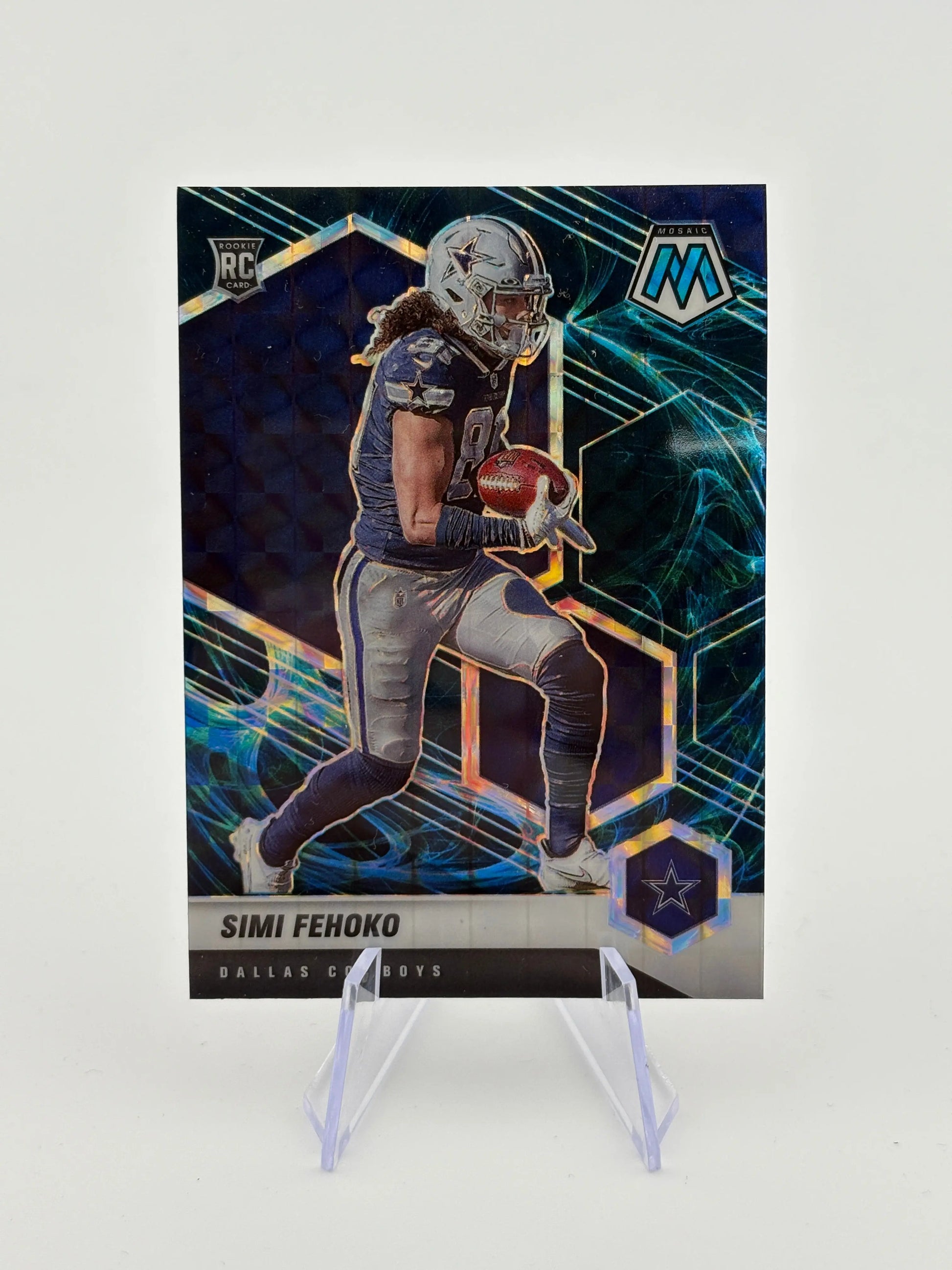 2021 Panini Mosaic Rookies Mosaic Genesis Prizm Simi Fehoko #341 Rookie RC FRENLY BRICKS - Open 7 Days