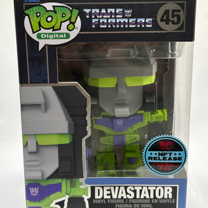 Funko POP! Digital Transformers #45 Devastator NFT Release 1550 Pieces FRENLY BRICKS - Open 7 Days