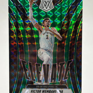 2024 Panini Mosaic Elevate#11 Victor Wembanyama Green Mosaic FRENLY BRICKS - Open 7 Days