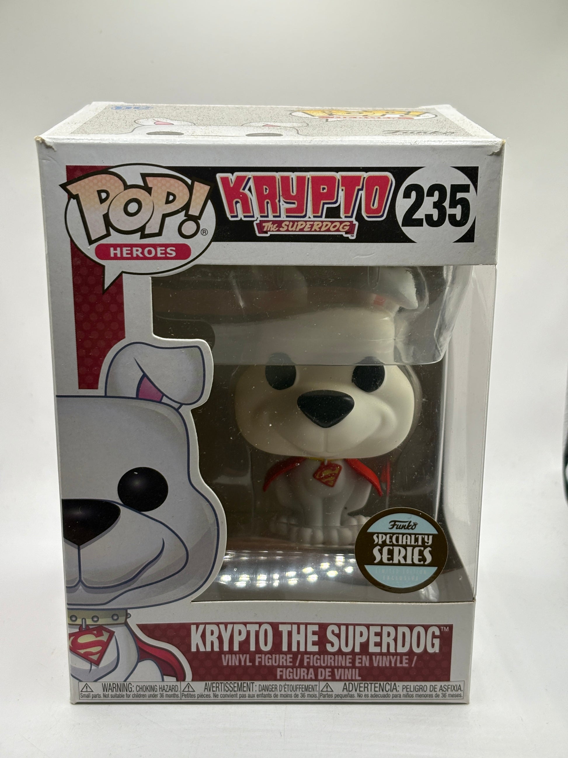 Funko POP! Heroes Krypto the Superdog #235 Krypto the Superdog Specialty Series FRENLY BRICKS - Open 7 Days