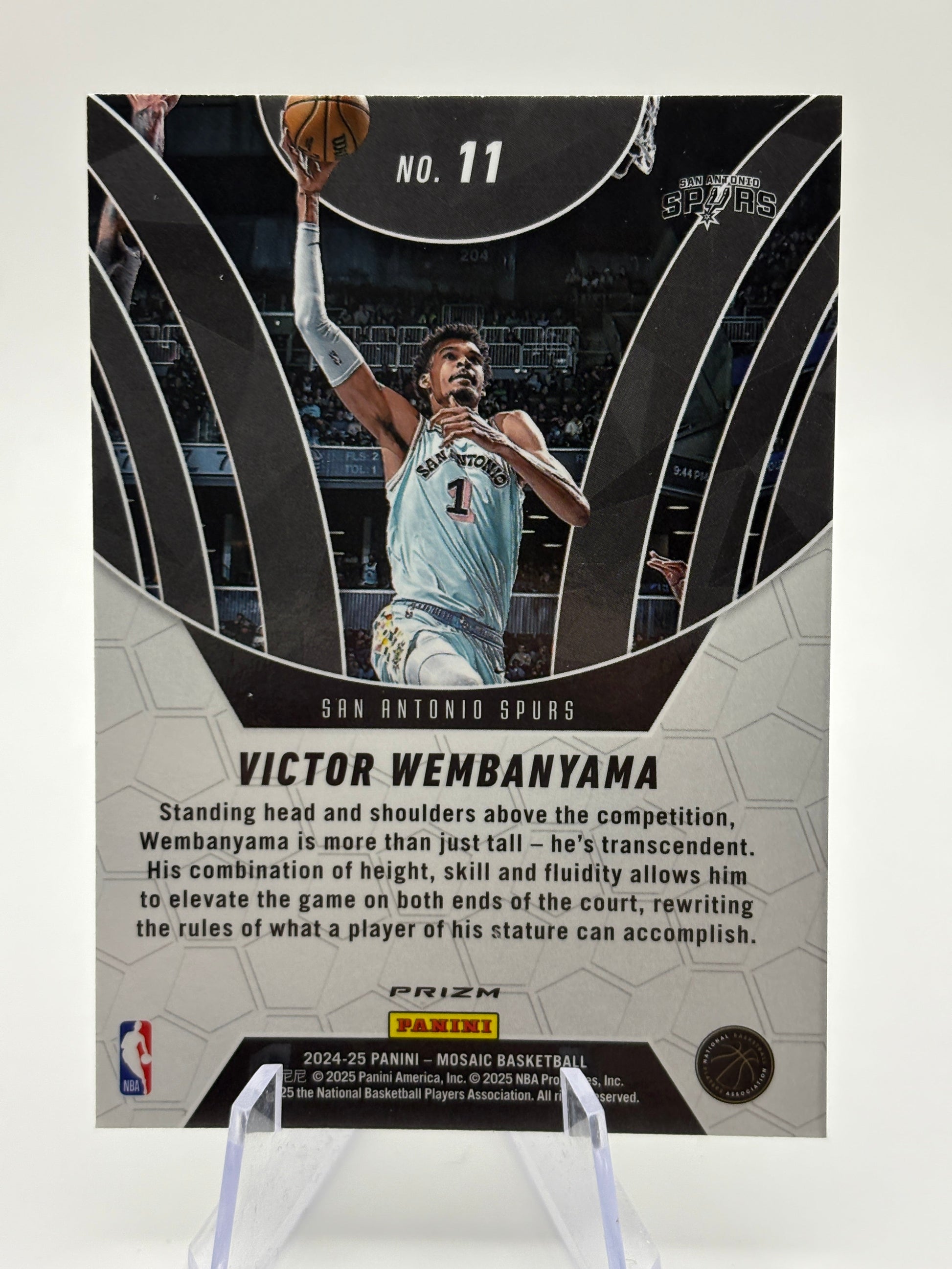 2024 Panini Mosaic Elevate#11 Victor Wembanyama Green Mosaic FRENLY BRICKS - Open 7 Days