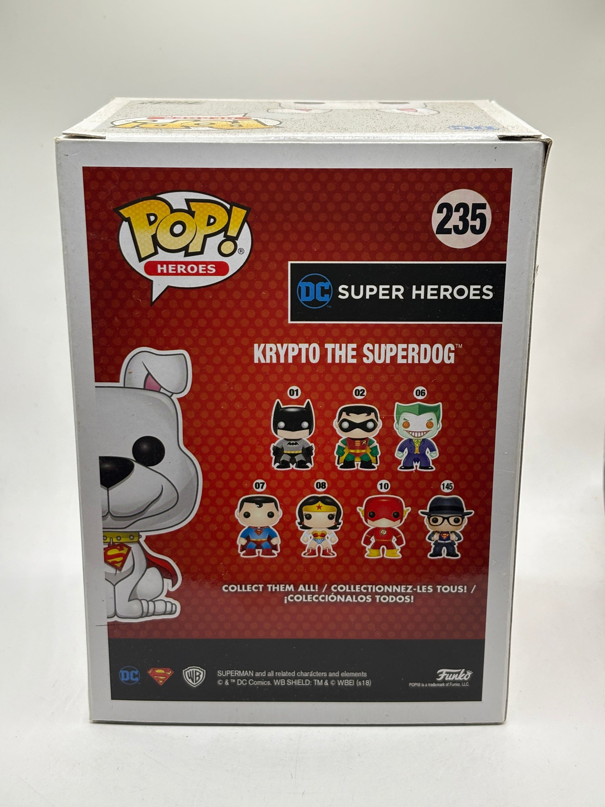 Funko POP! Heroes Krypto the Superdog #235 Krypto the Superdog Specialty Series FRENLY BRICKS - Open 7 Days