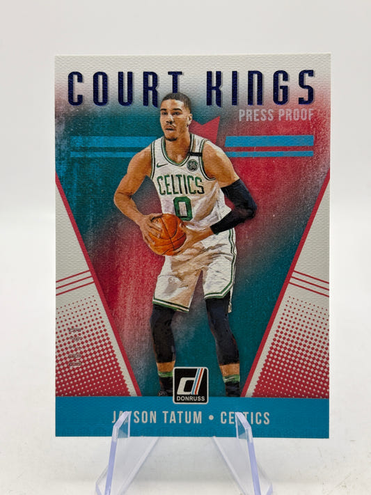 2018-19 Panini Donruss Basketball #25 Jayson Tatum Press Proof /49