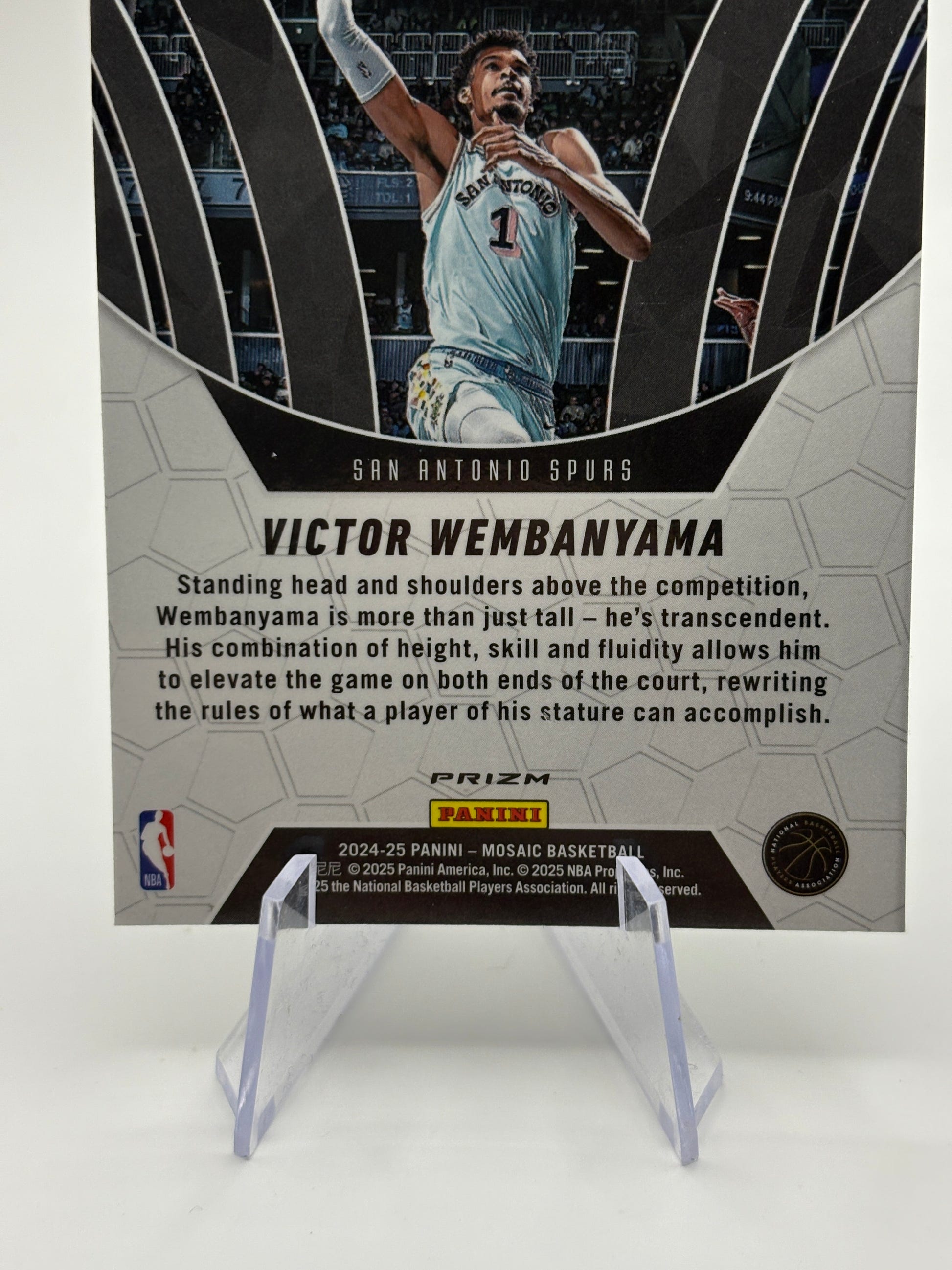 2024 Panini Mosaic Elevate#11 Victor Wembanyama Green Mosaic FRENLY BRICKS - Open 7 Days image 4