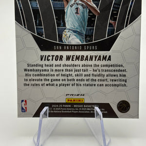 2024 Panini Mosaic Elevate#11 Victor Wembanyama Green Mosaic FRENLY BRICKS - Open 7 Days