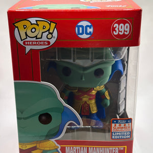 Funko POP! Heroes DC #399 Martian Manhunter 2021 Summer Con FRENLY BRICKS - Open 7 Days