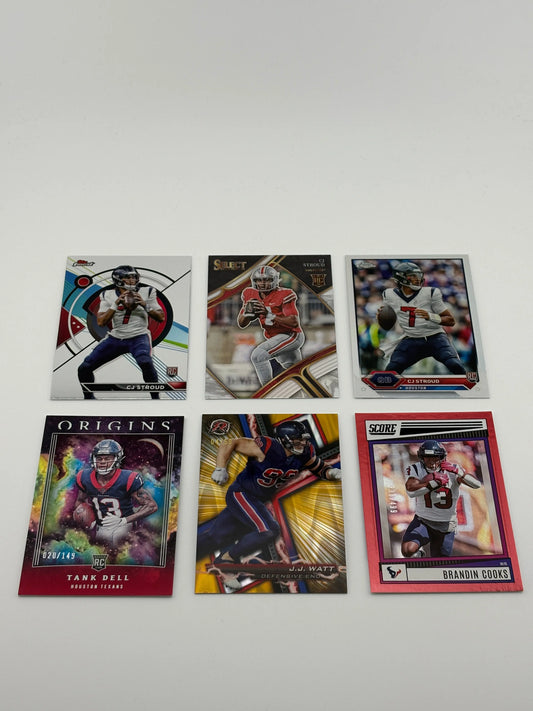 NFL Sports Houston Texans Card Lot! CJ Stroud, Rookie Cards FRENLY BRICKS - Open 7 Days