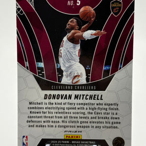 2024-25 Panini Mosaic - Elevate Donovan Mitchell #5 Mosaic Prizm 30/30 Book End FRENLY BRICKS - Open 7 Days