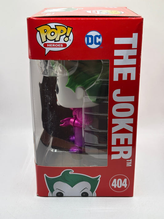 Funko POP! Heroes DC #404 The Joker 2021 Summer Con Limited Edition FRENLY BRICKS - Open 7 Days