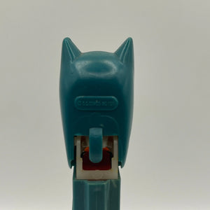 Vintage 1985 DC Comics Batman PEZ Dispenser - Green Stem Raised Logo Yugoslavia FRENLY BRICKS - Open 7 Days