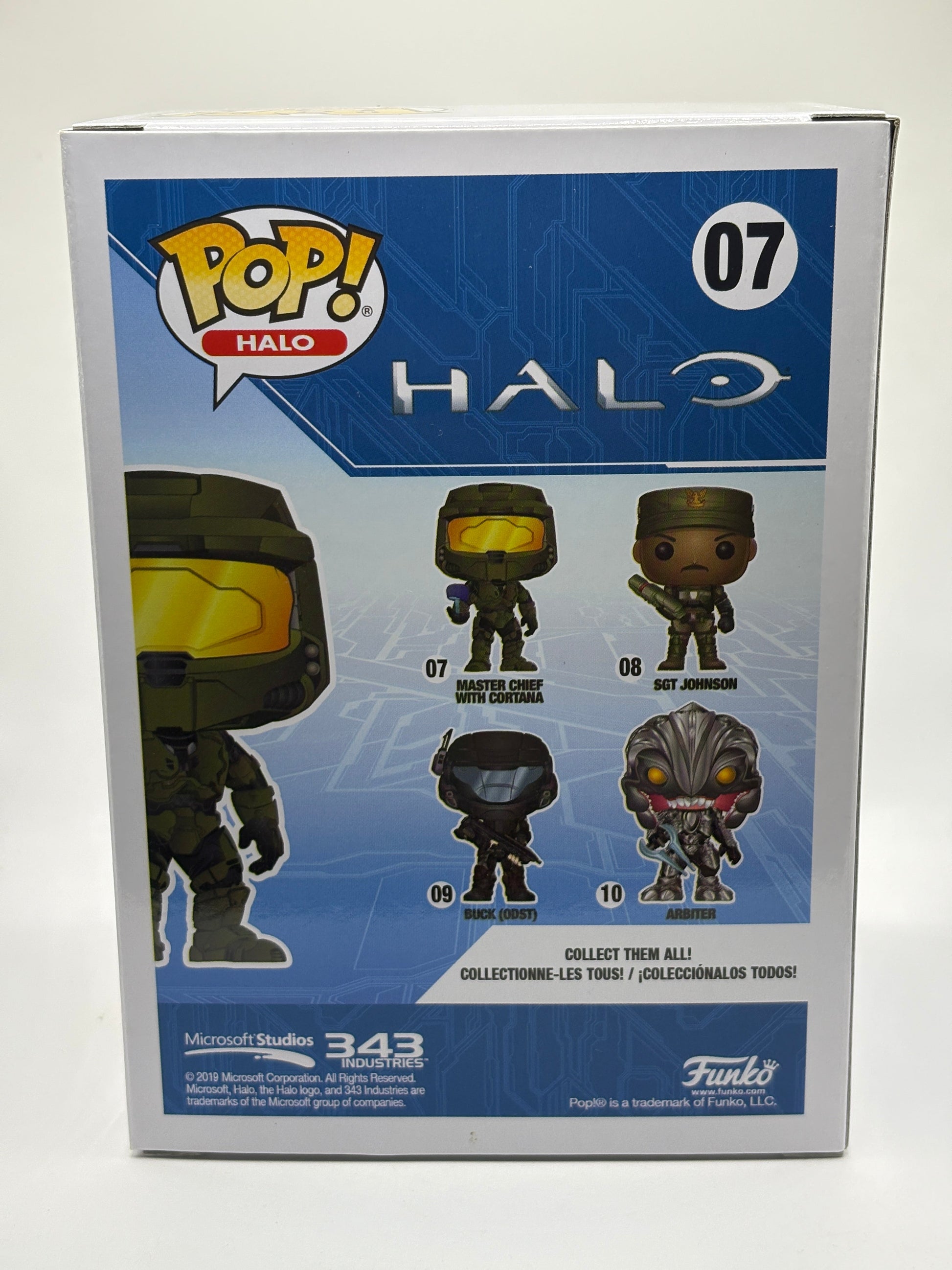 Funko POP! Halo Halo #07 Master Cheif with Cortana Special Edition Gold FRENLY BRICKS - Open 7 Days