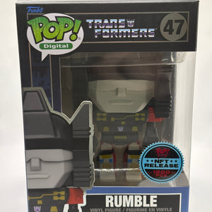 Funko POP! Digital Transformers #47 Rumble NFT Release 1550 Pieces FRENLY BRICKS - Open 7 Days