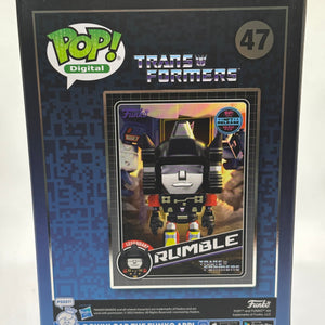 Funko POP! Digital Transformers #47 Rumble NFT Release 1550 Pieces FRENLY BRICKS - Open 7 Days