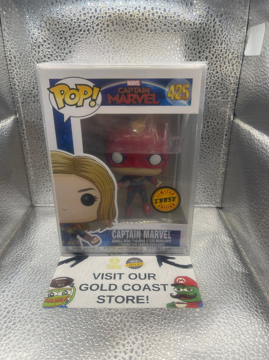 Captain Marvel 425 Chase Funko Pop! Vinyl New FRENLY BRICKS - Open 7 Days