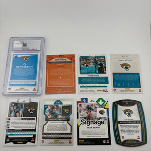 NFL Sports Jacksonville Jaguar Card Lot - Trevor Lawrence, Rookie, Patch, Graded FRENLY BRICKS - Open 7 Days