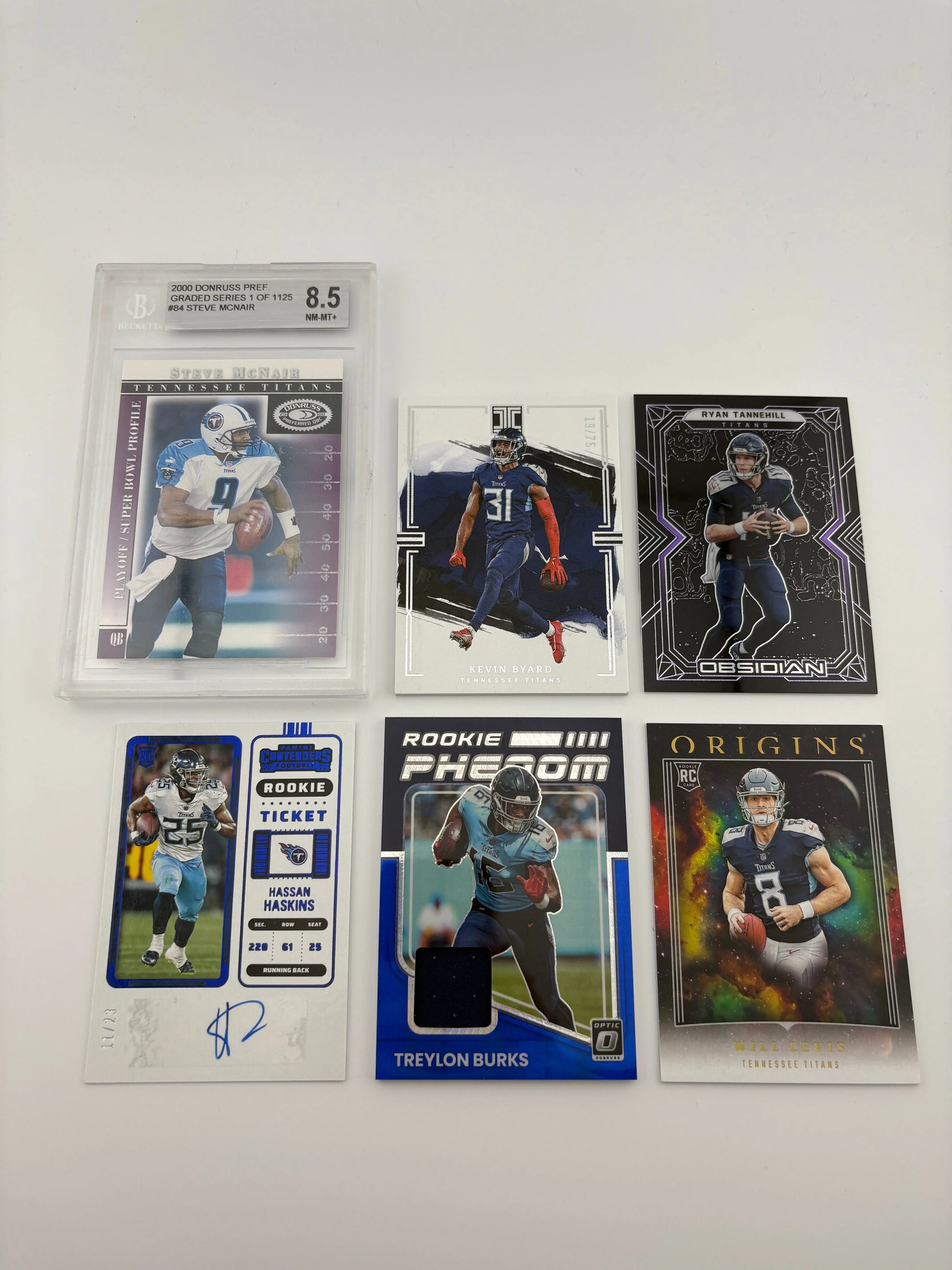 NFL Sports Tennessee Titans Card Lot - Kevin Byard, Rookies, Auto, Graded FRENLY BRICKS - Open 7 Days