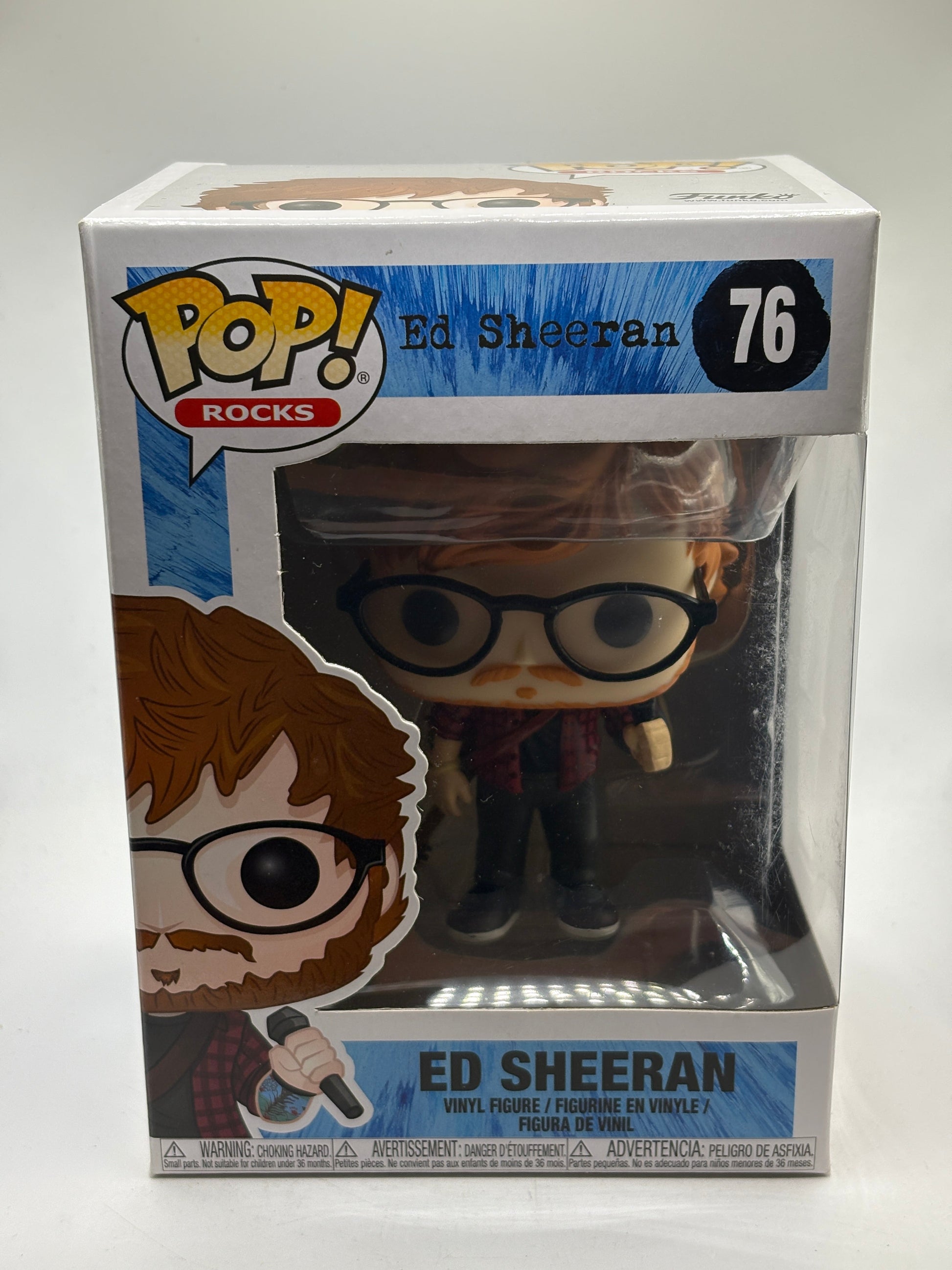 Funko POP! Rocks Ed Sheeran #76 Ed Sheeran Vinyl Figure FRENLY BRICKS - Open 7 Days