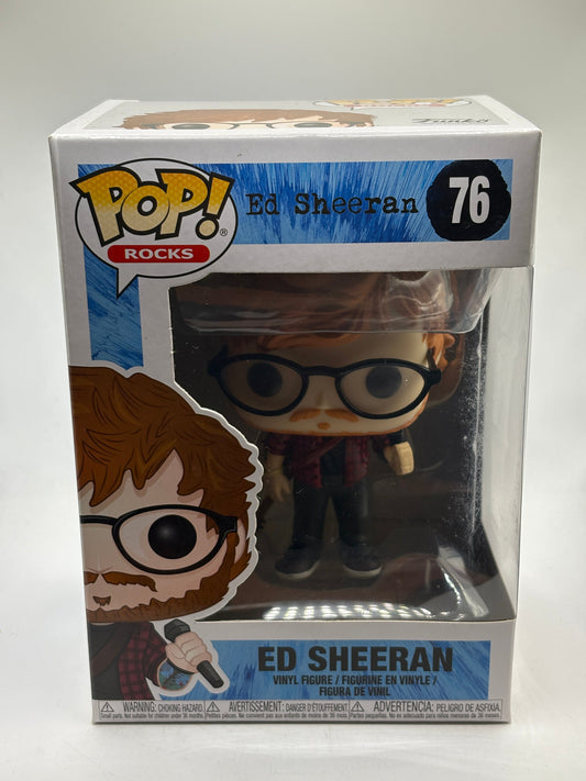 Funko POP! Rocks Ed Sheeran #76 Ed Sheeran Vinyl Figure FRENLY BRICKS - Open 7 Days