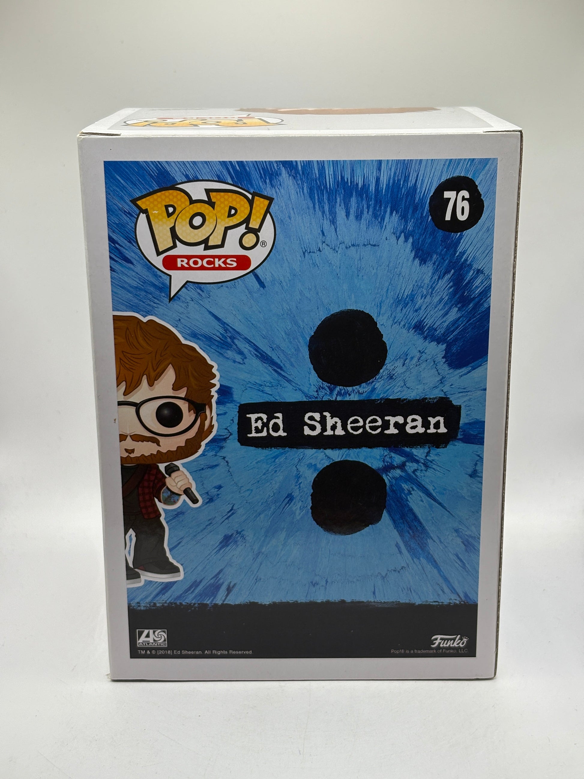 Funko POP! Rocks Ed Sheeran #76 Ed Sheeran Vinyl Figure FRENLY BRICKS - Open 7 Days