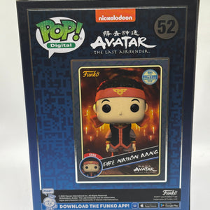 Funko POP! Digital Avatar The Last Airbender #52 Fire Nation Aang NFT 999 Pieces FRENLY BRICKS - Open 7 Days