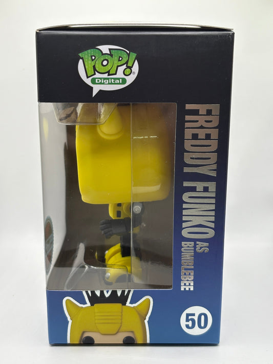 Funko POP! Digital Transformers #50 Freddy Funko as Bumblebee NFT 2397 Pieces FRENLY BRICKS - Open 7 Days