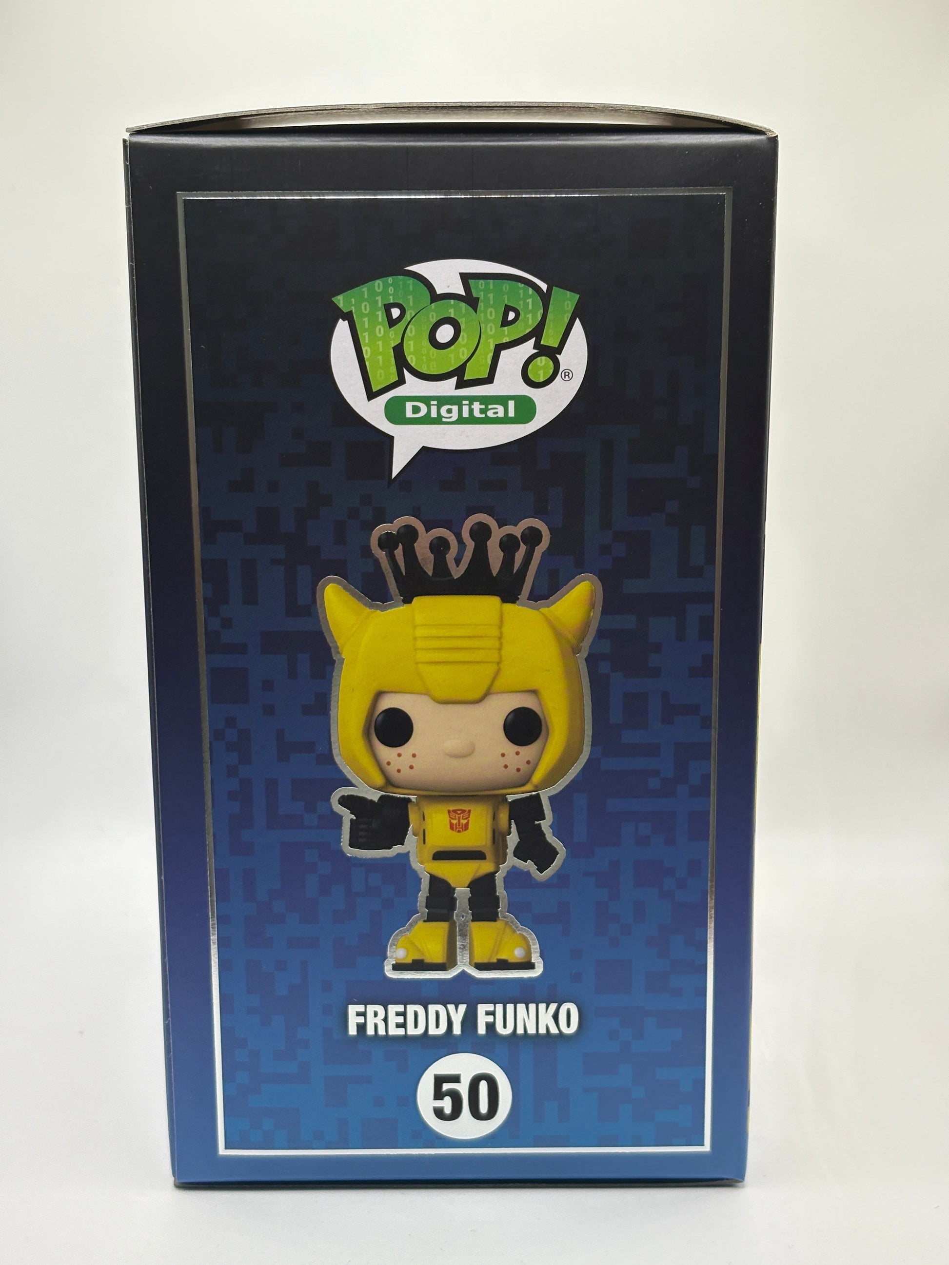 Funko POP! Digital Transformers #50 Freddy Funko as Bumblebee NFT 2397 Pieces FRENLY BRICKS - Open 7 Days