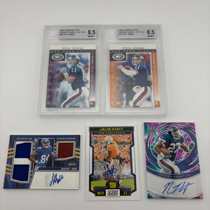 NFL Sports New York Giants Card Lot - Jalin Hyatt, Rookies, Auto, Graded FRENLY BRICKS - Open 7 Days