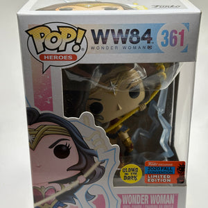 Funko POP! Heroes WW84 #361 Wonder Woman Glow 2020 Fall Con FRENLY BRICKS - Open 7 Days