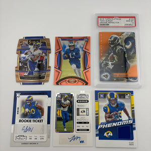 NFL Sports Los Angeles Rams Card Lot - Cam Akers, Rookie, Auto, Graded FRENLY BRICKS - Open 7 Days