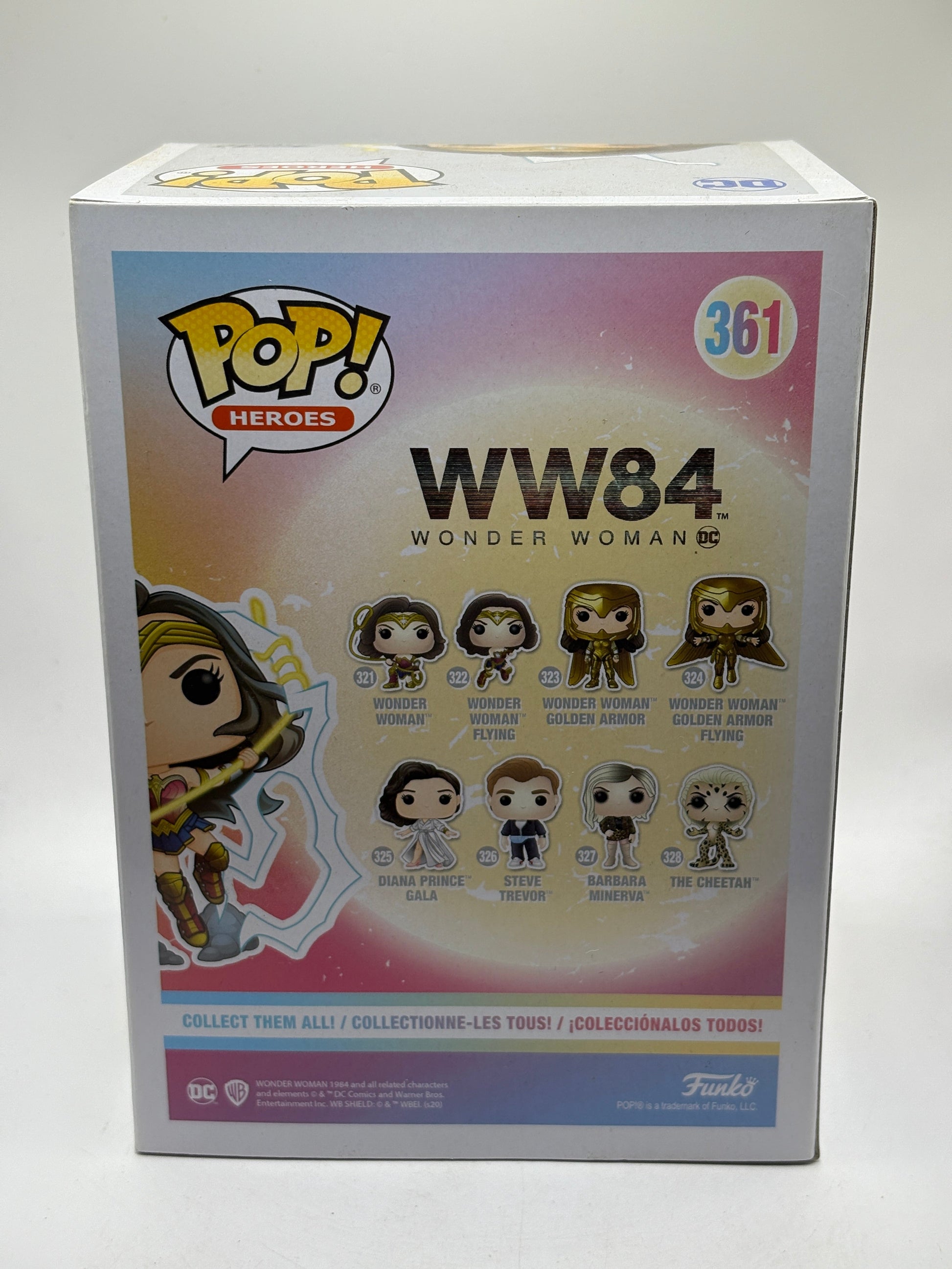 Funko POP! Heroes WW84 #361 Wonder Woman Glow 2020 Fall Con FRENLY BRICKS - Open 7 Days