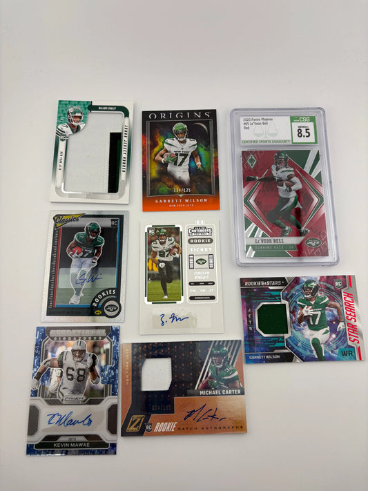 NFL Sports New York Jets Card Lot - Garrett Wilson, Rookies, Auto, Graded FRENLY BRICKS - Open 7 Days