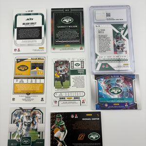 NFL Sports New York Jets Card Lot - Garrett Wilson, Rookies, Auto, Graded FRENLY BRICKS - Open 7 Days