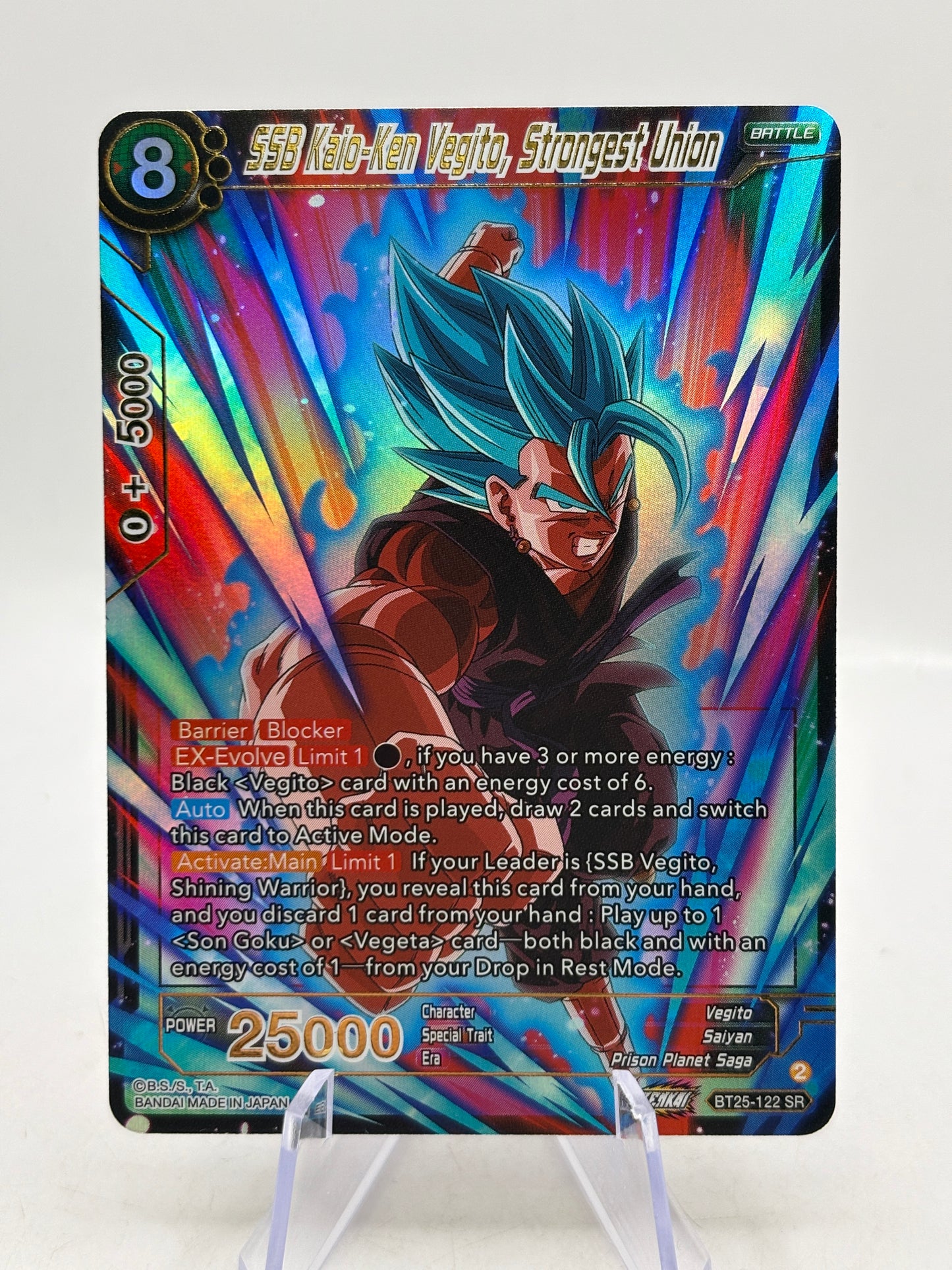 Dragon Ball Super Masters - SSB Kaio-Ken Vegito, Strongest Union BT25-122 SR