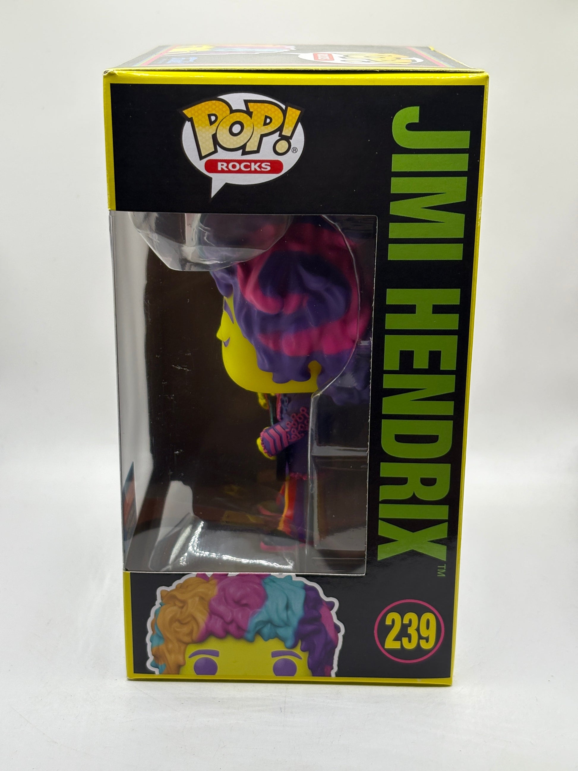 Funko POP! Rocks Authentic Hendrix #239 Jimi Hendrix 2021 Fall Con FRENLY BRICKS - Open 7 Days