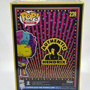 Funko POP! Rocks Authentic Hendrix #239 Jimi Hendrix 2021 Fall Con FRENLY BRICKS - Open 7 Days
