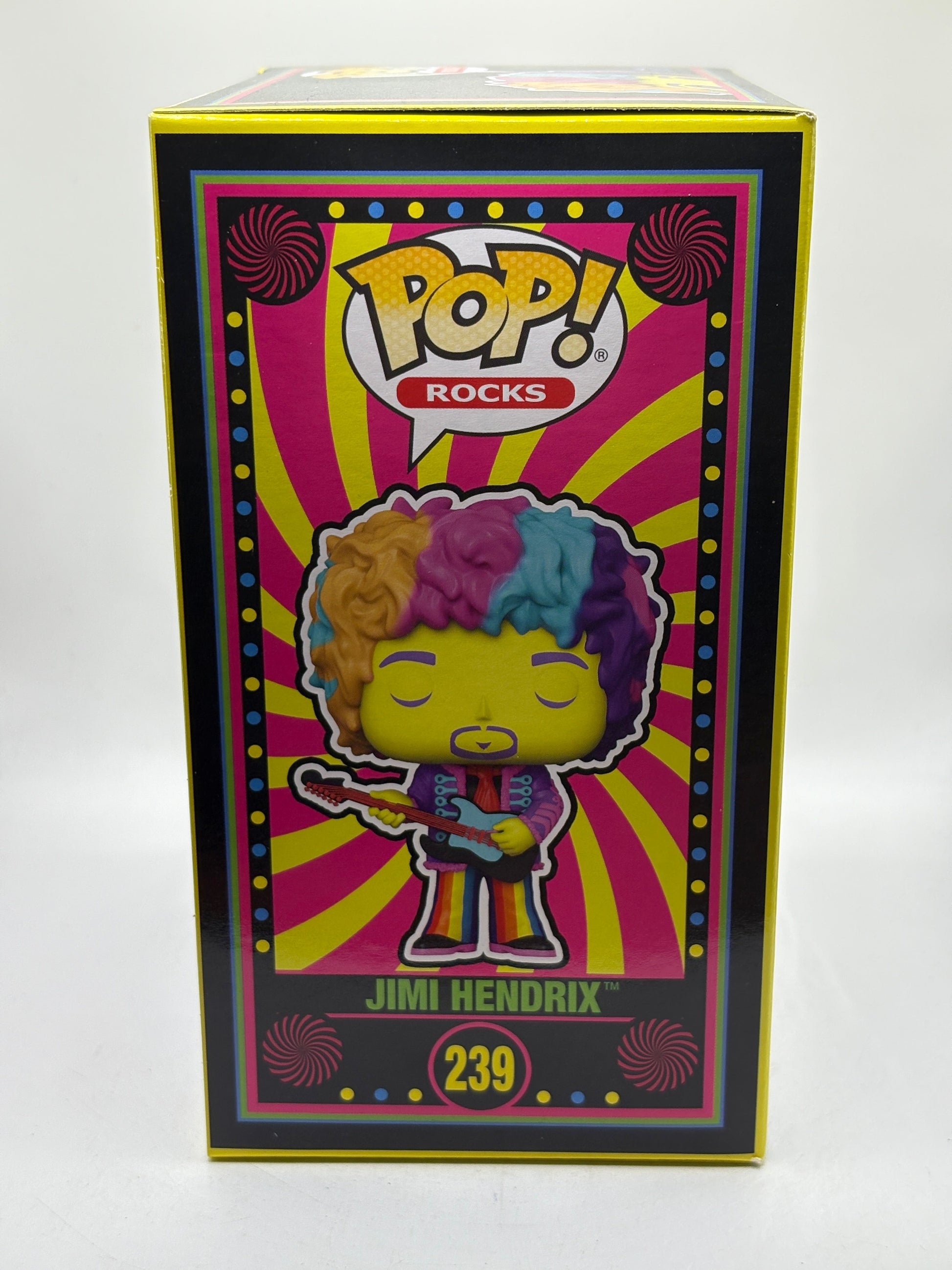 Funko POP! Rocks Authentic Hendrix #239 Jimi Hendrix 2021 Fall Con FRENLY BRICKS - Open 7 Days