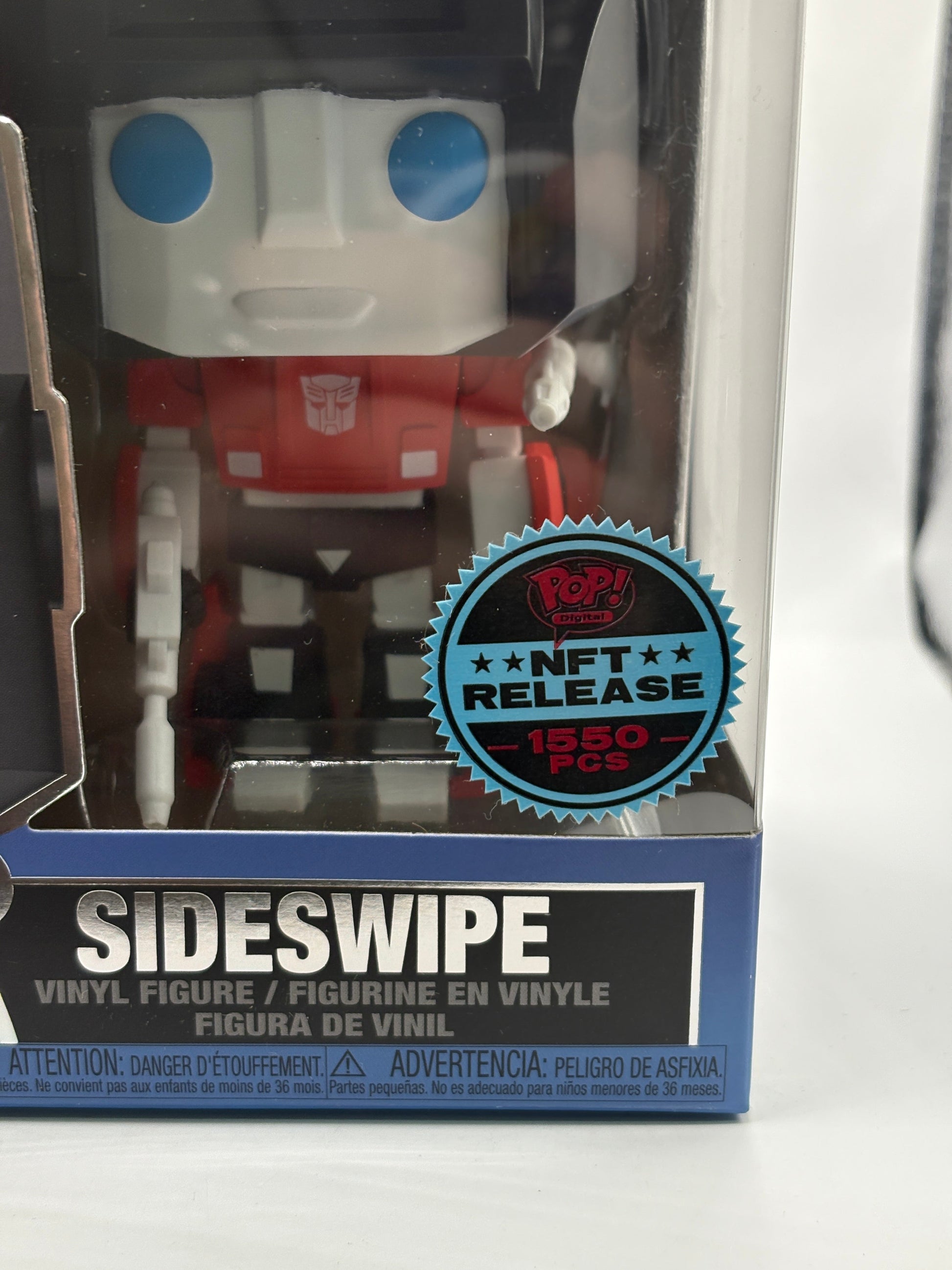 Funko POP! Digital Transformers #46 Sideswipe NFT Release 1550 Pieces FRENLY BRICKS - Open 7 Days