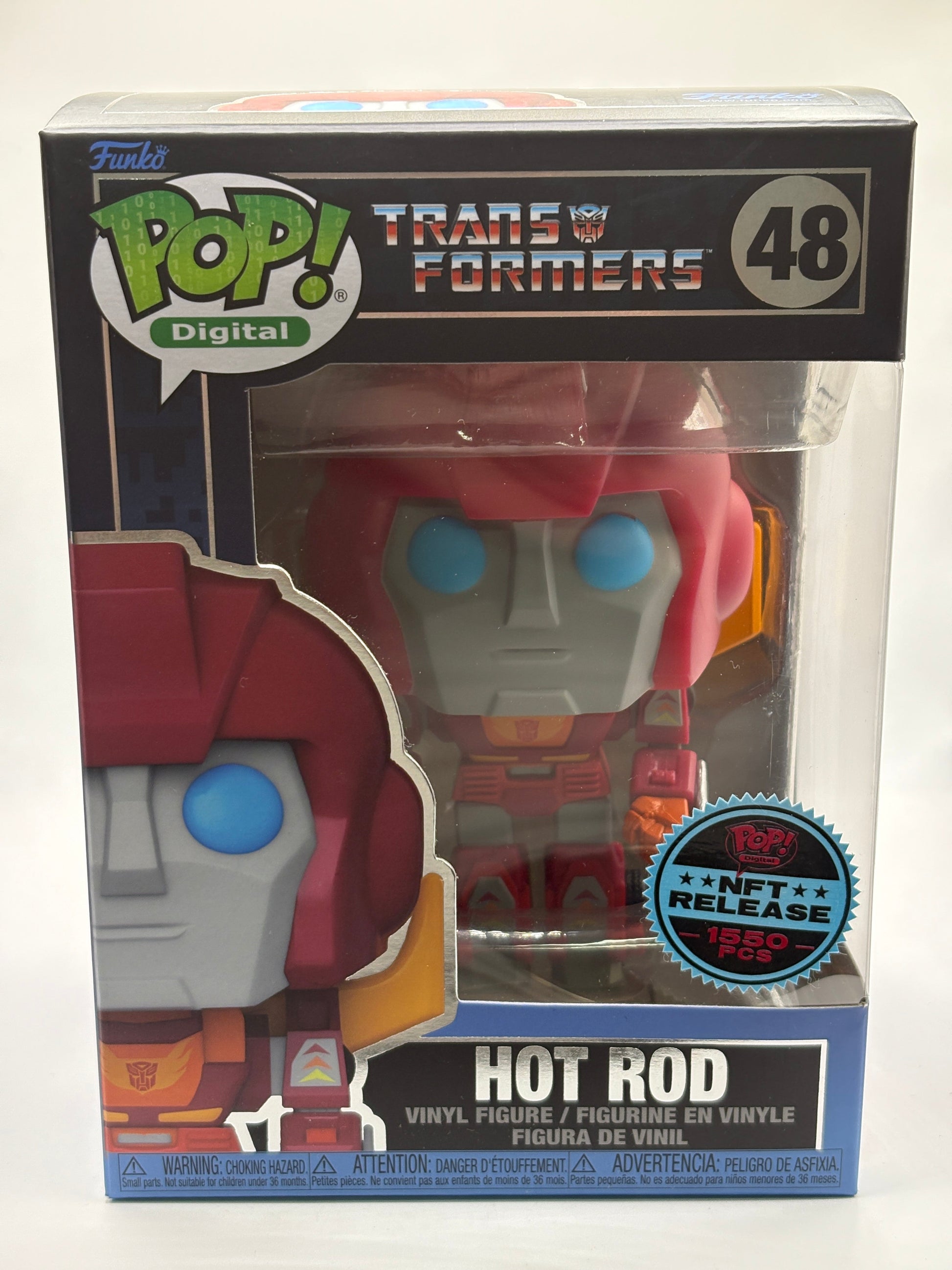 Funko POP! Digital Transformers #48 Hot Rod NFT Release 1550 Pieces FRENLY BRICKS - Open 7 Days