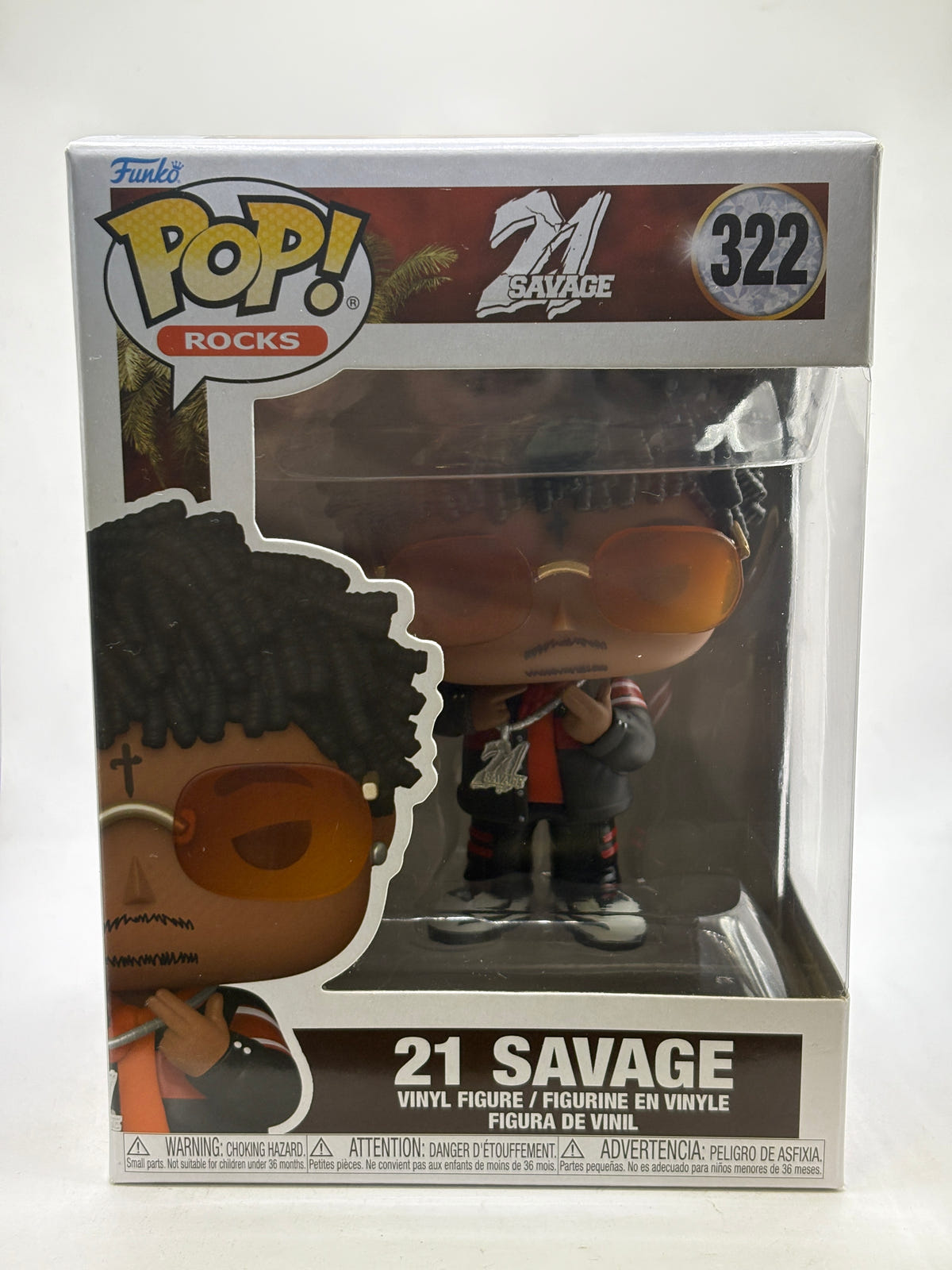 Funko POP! Rocks 21 Savage #322 21 Savage Vinyl Figure image 1