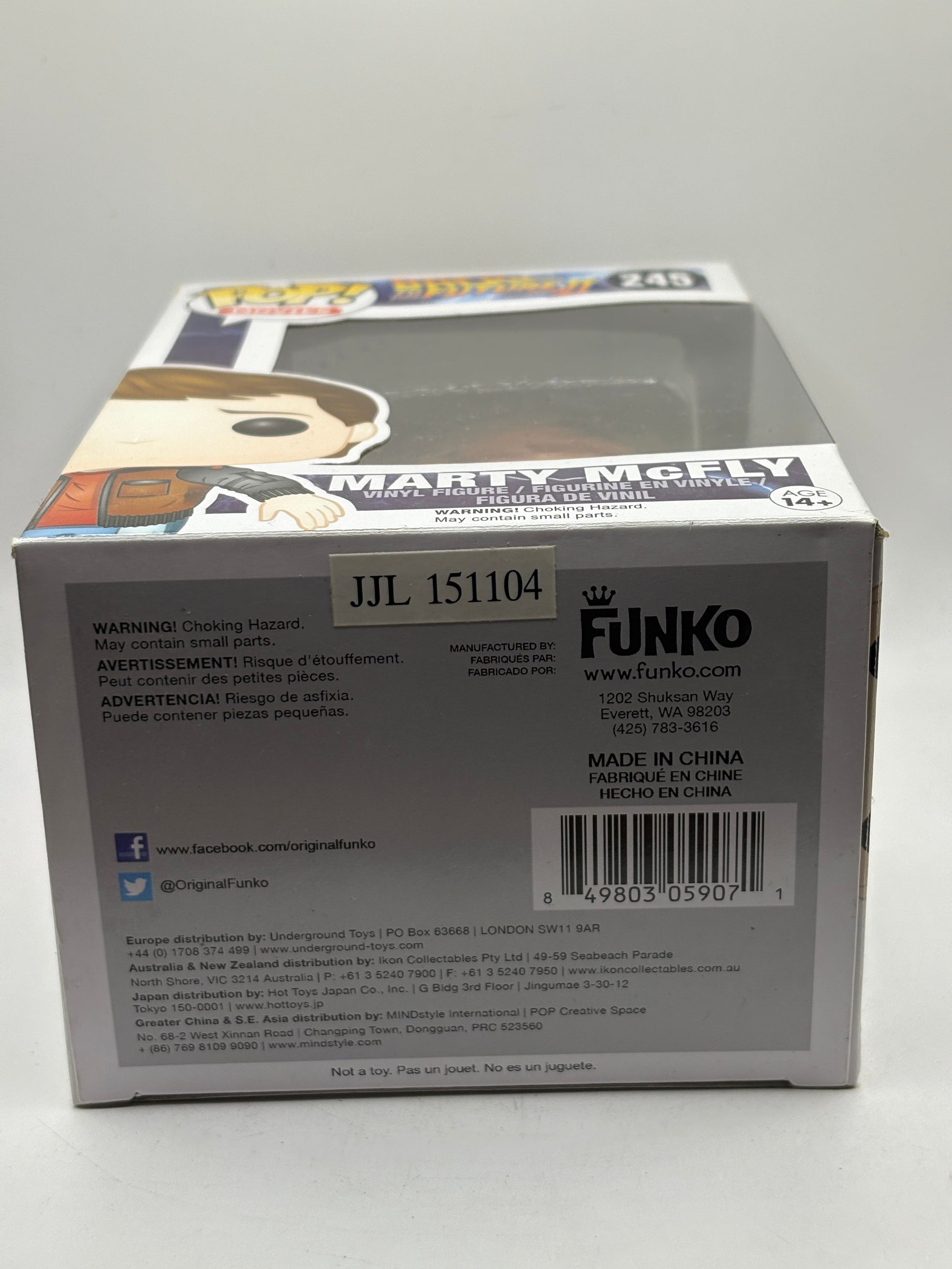 Funko POP! Movies Back to the Future 2 #245 Marty McFly Vinyl Figure FRENLY BRICKS - Open 7 Days