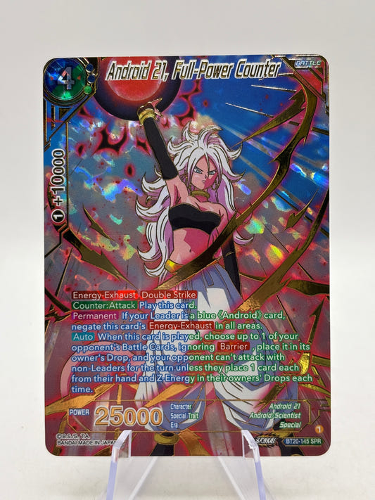Dragon Ball Super Masters - Android 21, Full-Power Combo BT20-145 SPR - photo 1