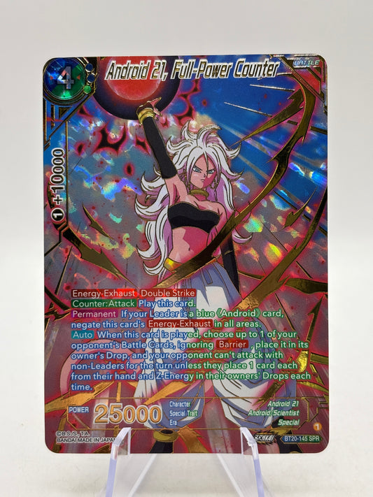 Dragon Ball Super Masters - Android 21, Full-Power Combo BT20-145 SPR - photo 1