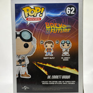 Funko POP! Movies Back to the Future #62 Dr. Emmett Brown Vinyl Figure FRENLY BRICKS - Open 7 Days