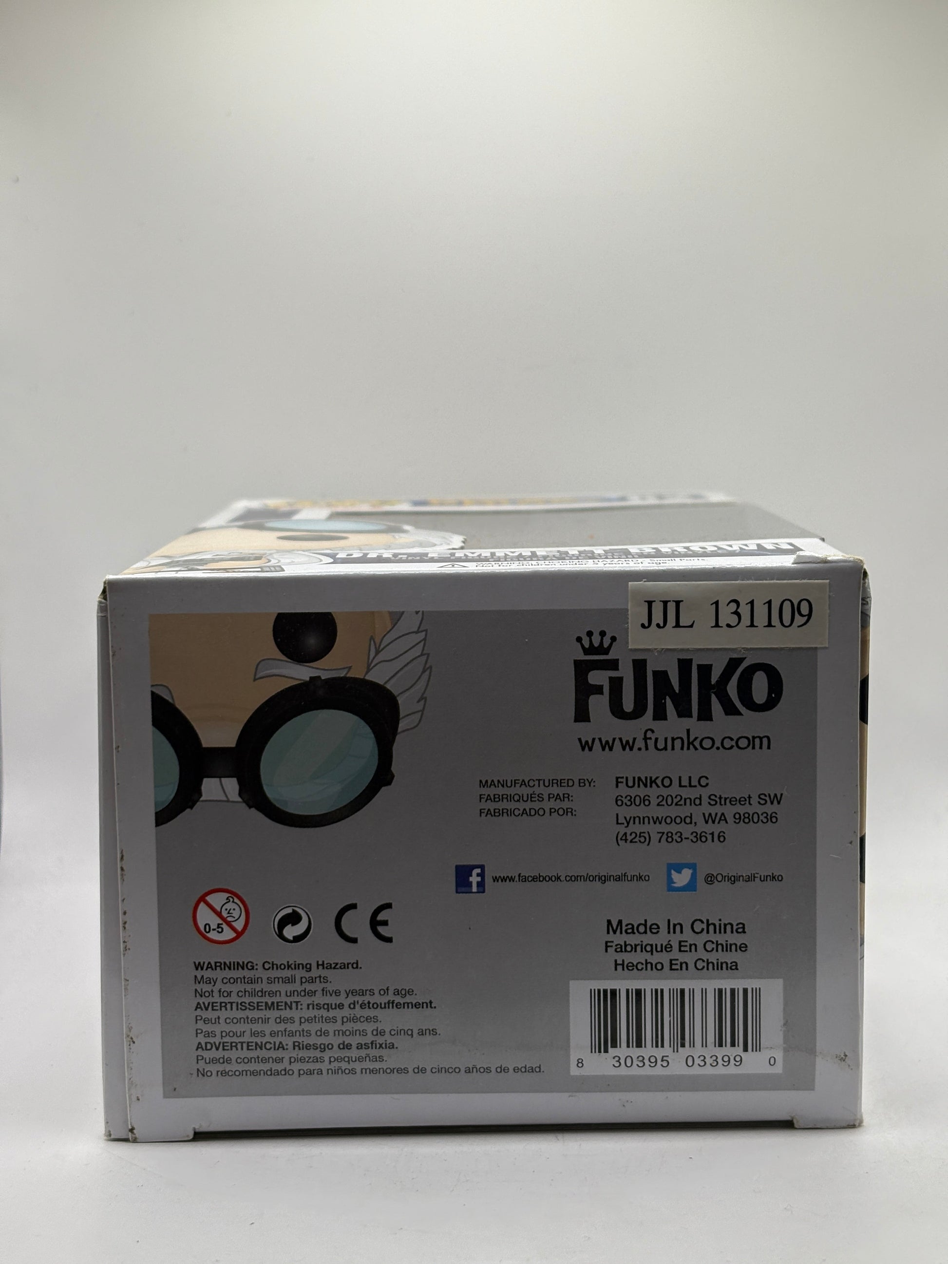 Funko POP! Movies Back to the Future #62 Dr. Emmett Brown Vinyl Figure FRENLY BRICKS - Open 7 Days