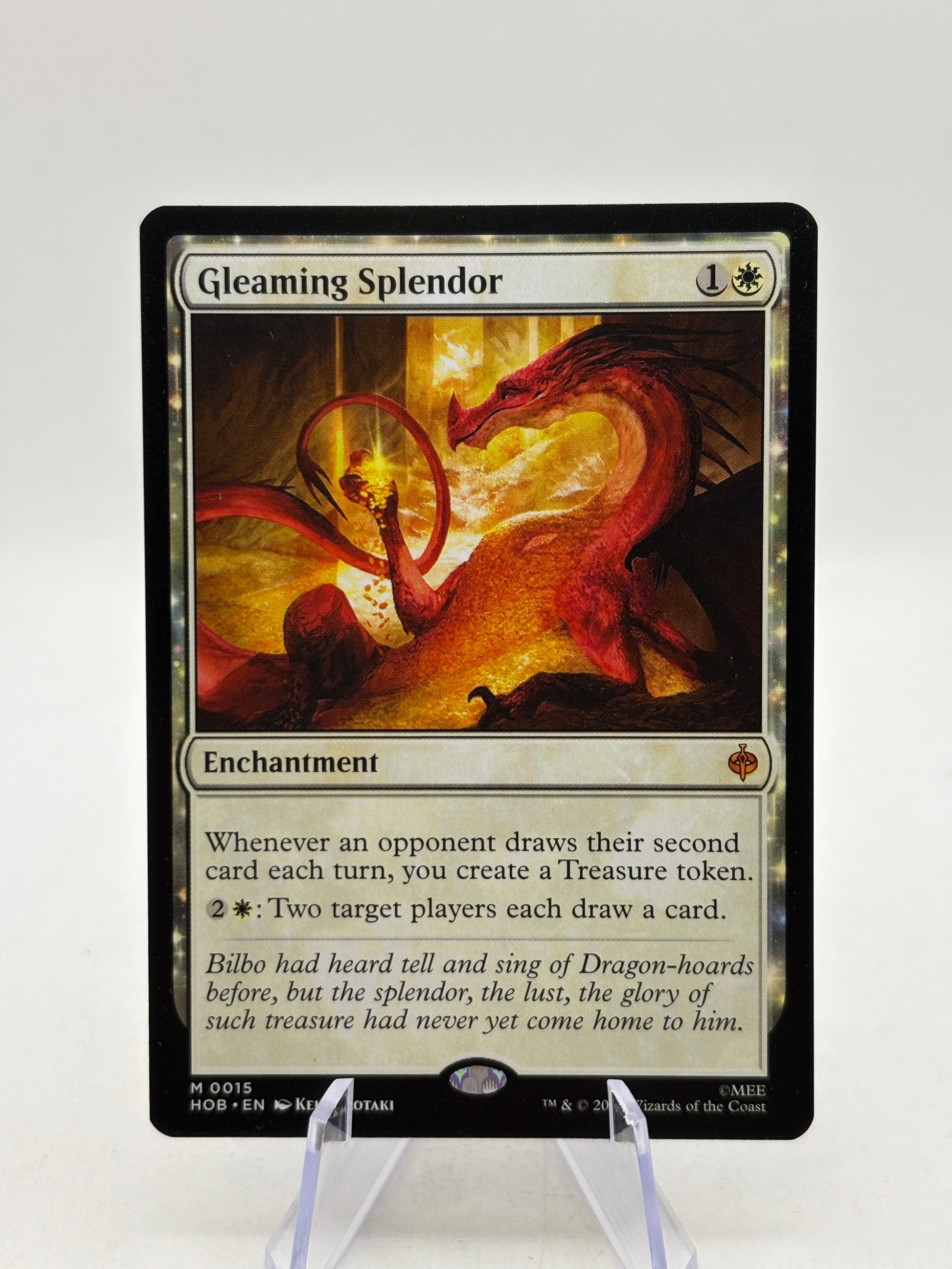 Magic the Gathering - Gleaming Splendor Mythic 0015 Hobbit LP image 1